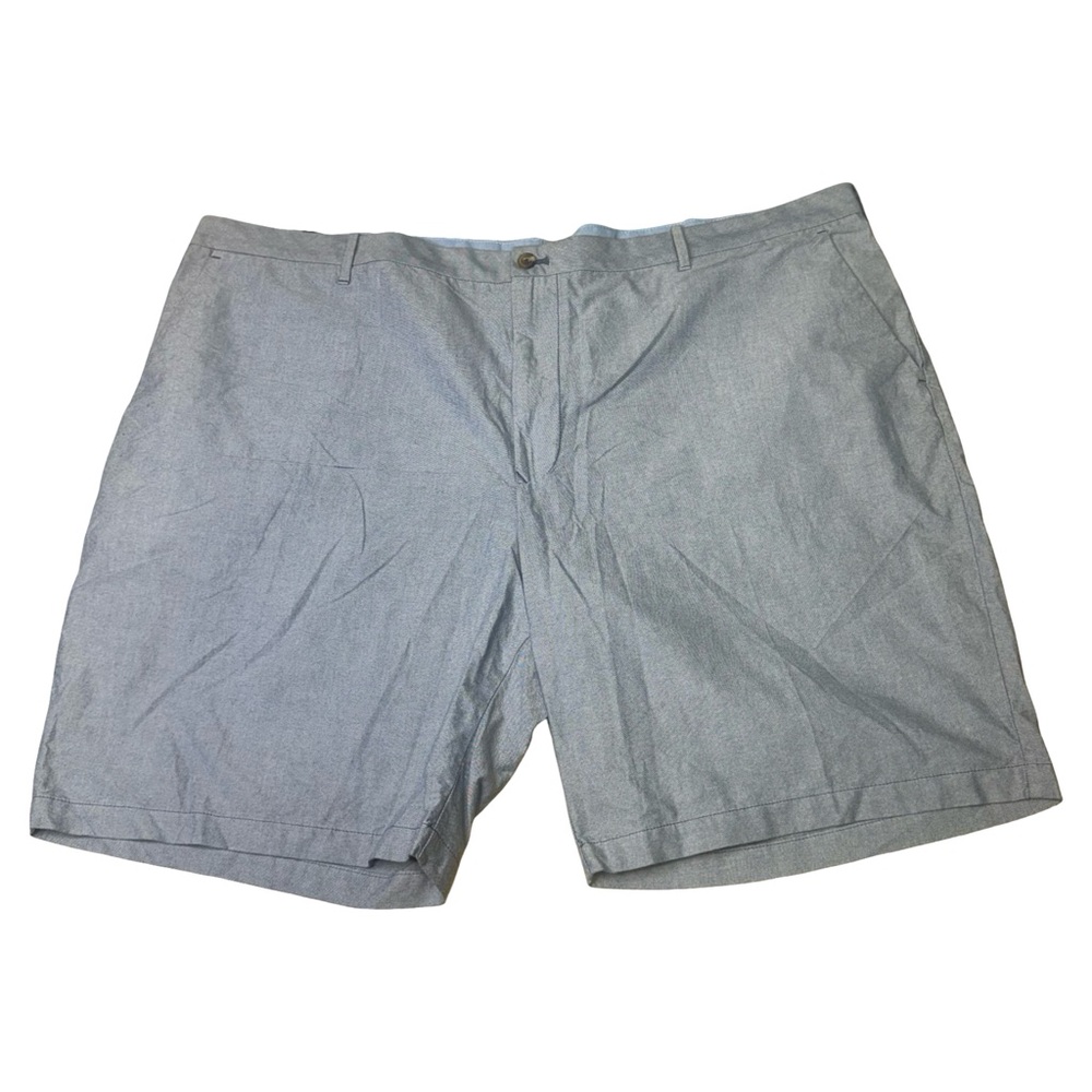 Izod Gray Flat Front Shorts Classic Style